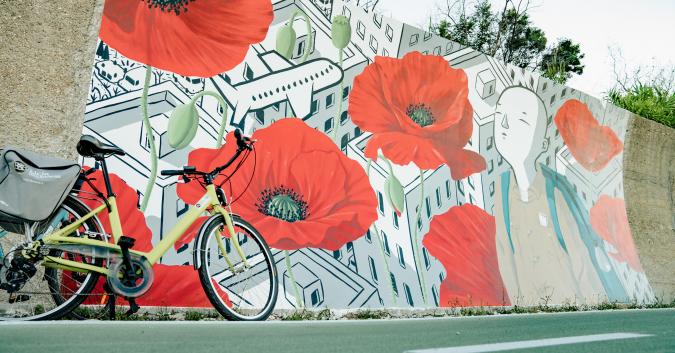 Trabocchi Game Murales di Millo sulla Via Verde, Rotta dei Trabocchi